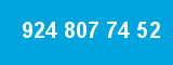 924 807 74 52